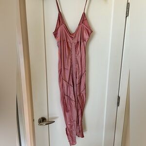 Gorgeous rosy pink slipdress